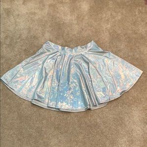 Holographic party/costume skirt